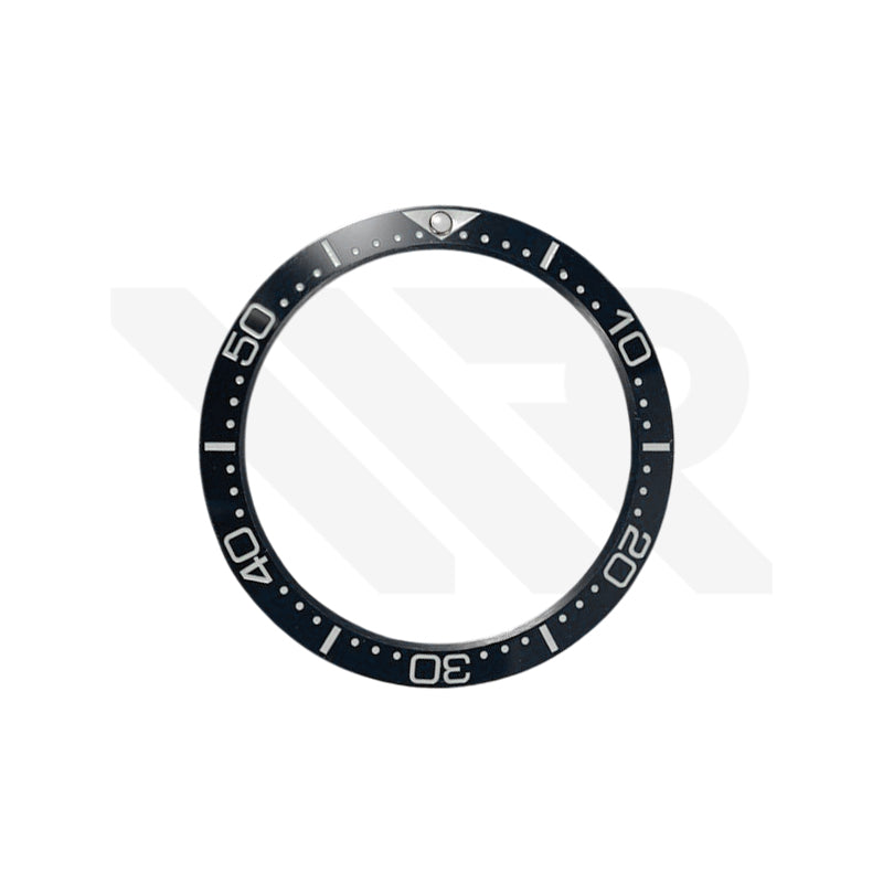 Full Luminous Ceramic Bezel Insert Compatible with Seiko Marine Master MM200 SBDC061 SBDC063 SBDC065 SBDC071 (Black)