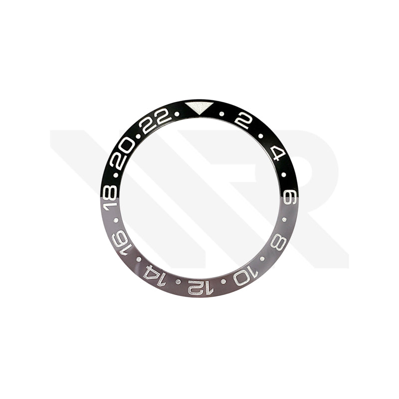 GMT Master Style Ceramic Sloped Bezel Insert for Seiko SKX007 Mod: Bruce Wayne