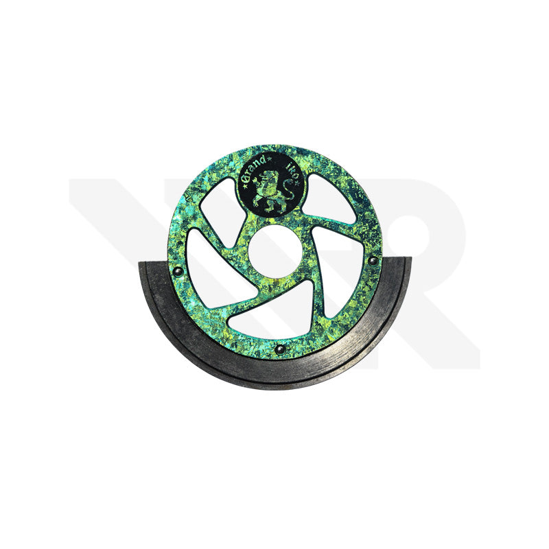 Seiko NH Movement Rotor - Crystallised Titanium GS Style : Neon Green