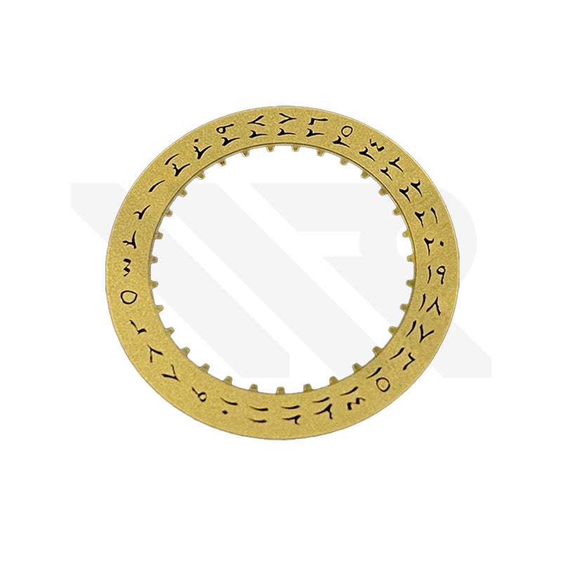 Date Disc for ETA-2824 Automatic Movement - Arabic Gold