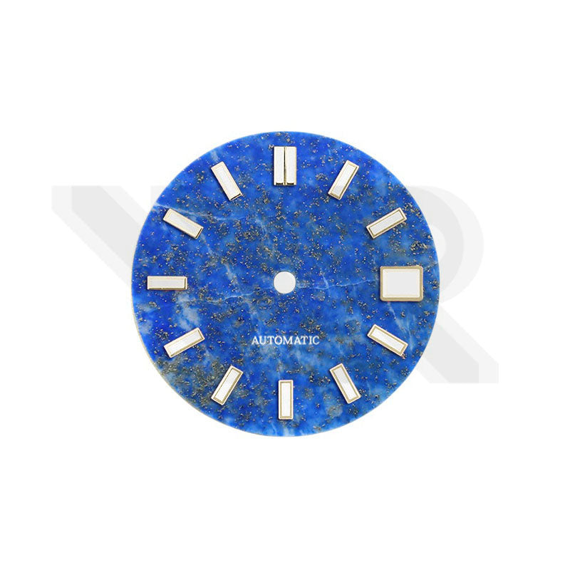 Lapis Lazuli Stone Dial for Seiko Mod: GS Style Indices