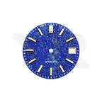 Lapis Lazuli Stone Dial for Seiko Mod: GS Style Indices