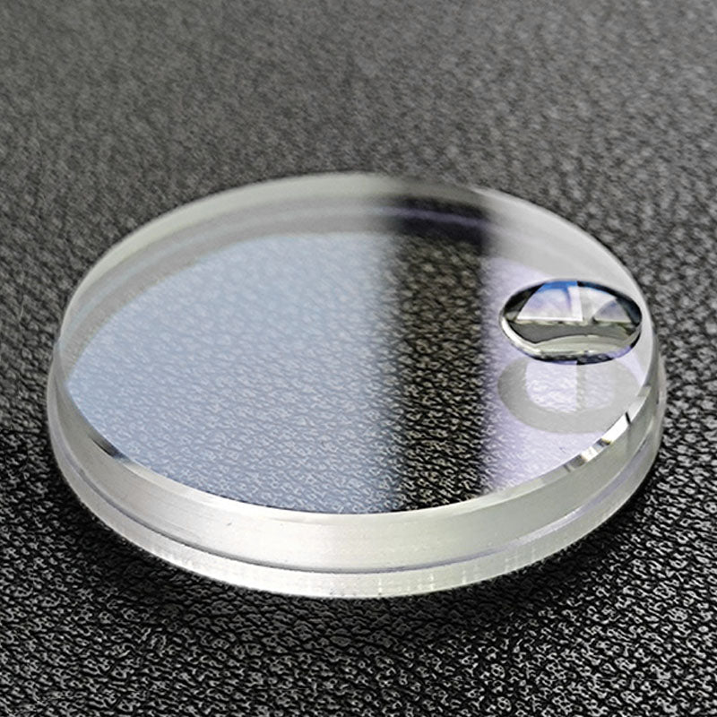 Grooved Flat Cyclops Sapphire Crystal for SKX007 / SKX009 (No AR Coating)