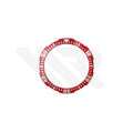 Replacement Aluminium Bezel Insert Compatible with Hamilton Khaki Navy Frogman H777050 / H778053 / H776053 : Red