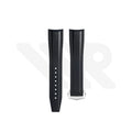 Replacement FKM Diver Strap Compatible with Longines HydroConquest GMT L3.790.4 : Black