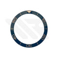 Hydro Style Ceramic Sloped Bezel Insert for SKX/SRPD: Navy/Rose Gold