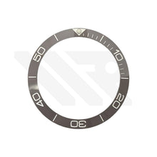 Load image into Gallery viewer, Hydro Style Ceramic Sloped Bezel Insert for SKX/SRPD: Gray/White
