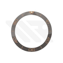 Load image into Gallery viewer, Hydro Style Ceramic Sloped Bezel Insert for SKX/SRPD: Gray/Rose Gold
