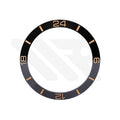 Bi-Color Ceramic Sloped Bezel Inserts for SKX/SRPD - Gray Black / Rose Gold
