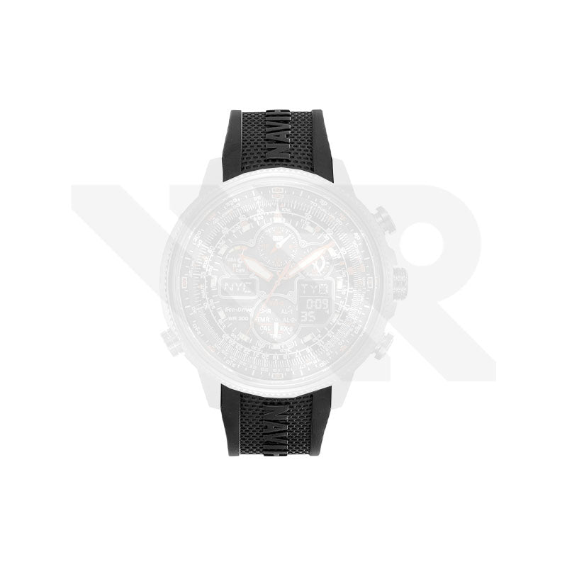 Replacement Rubber Strap Compatible with Citizen Eco-Drive Navyhawk A-T JY8035