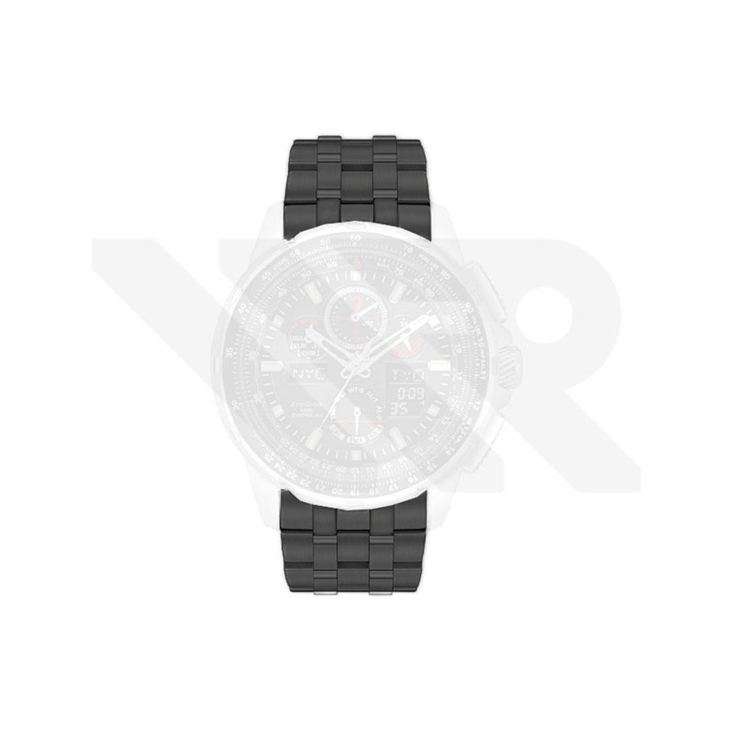 Replacement Stainless Steel Bracelet Compatible with Citizen Eco-Drive Skyhawk Chronograph JY8055-58E