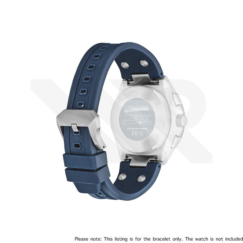 Replacement Rubber Strap Compatible with Citizen Promaster Skyhawk A-T JY8120 , JY8125 , JY8128 , JY8147 , JY8148 , JY8149 , JY8156