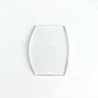 Replacement Tonneau Barrel Mineral Crystal Compatible with Longines L2.155
