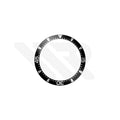 Replacement Aluminium Bezel Insert Compatible with Longines HydroConquest 39mm L3.641 , L3.741 Series : Black