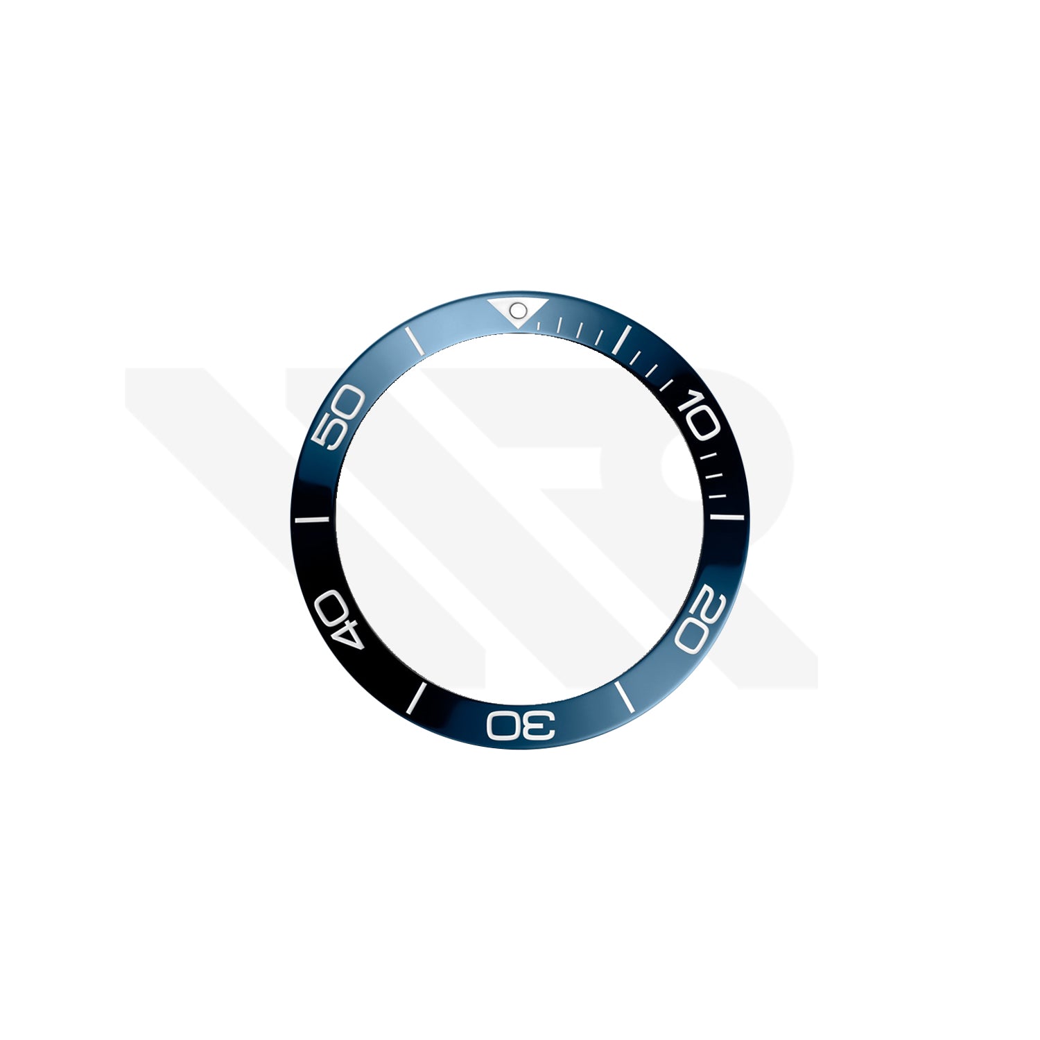 Replacement Ceramic Bezel Insert Compatible with Longines HydroConquest Chronograph 43mm L3.883 Series : Blue