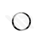 Replacement Ceramic Bezel Insert Compatible with Longines HydroConquest GMT 41mm L3.790.4 : Black