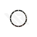 Replacement Ceramic Bezel Insert Compatible with Longines Spirit Zulu Time L3.812 Series : Black