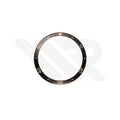 Replacement Ceramic Bezel Insert Compatible with Longines Spirit Flyback Chronograph L3.821 : Brown