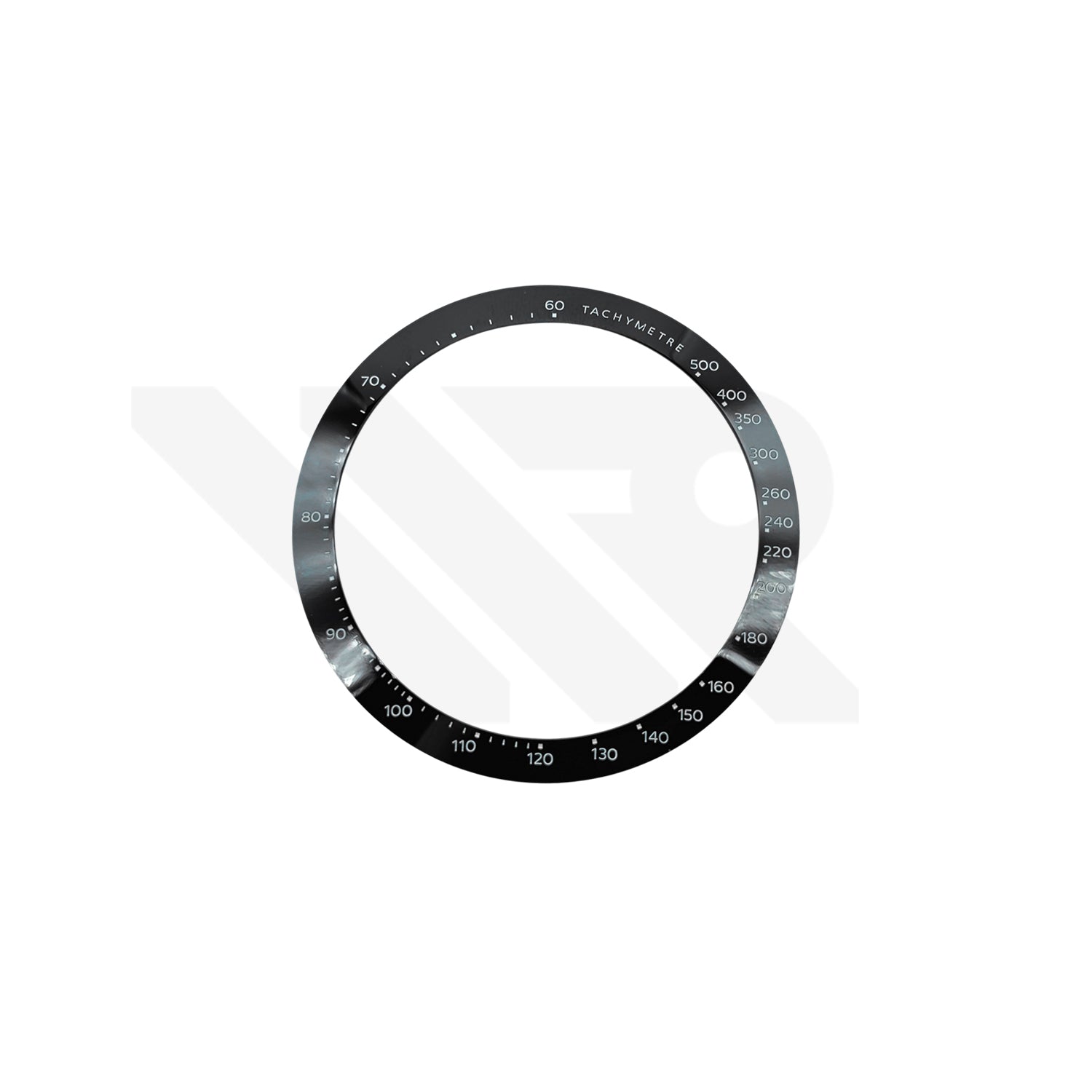 Replacement Ceramic Bezel Insert Compatible with Longines Conquest Chronograph 42mm L3.835 Series : Black