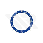 Luminous Submariner Style Ceramic Sloped Bezel Insert for Seiko SKX007 Mod - Blue