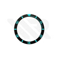 Luminous Submariner Style Ceramic Sloped Bezel Insert for Seiko SKX007 Mod - Black