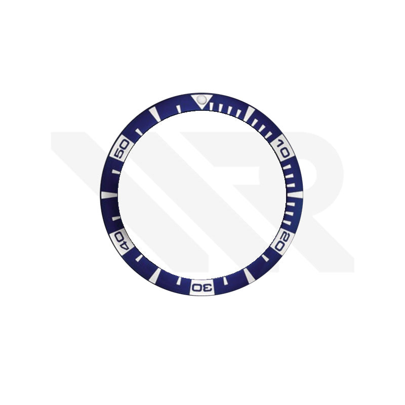 Replacement Aluminium Bezel Ring Compatible with Mido Ocean Star M011430A : Blue