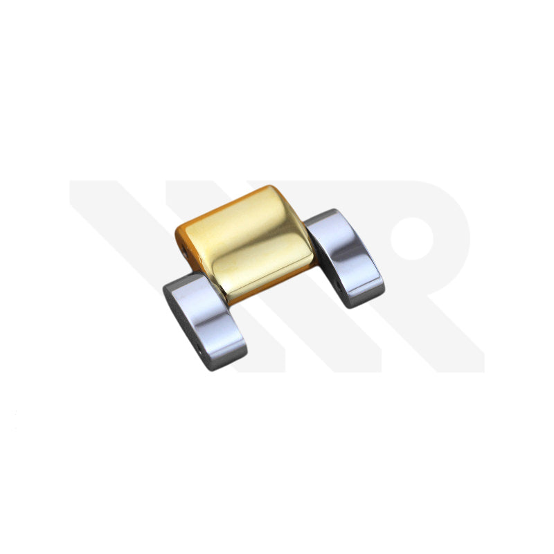 Replacement Bracelet Link Compatible with Mido Baroncelli M022207A Series (Two-Tone Gold)