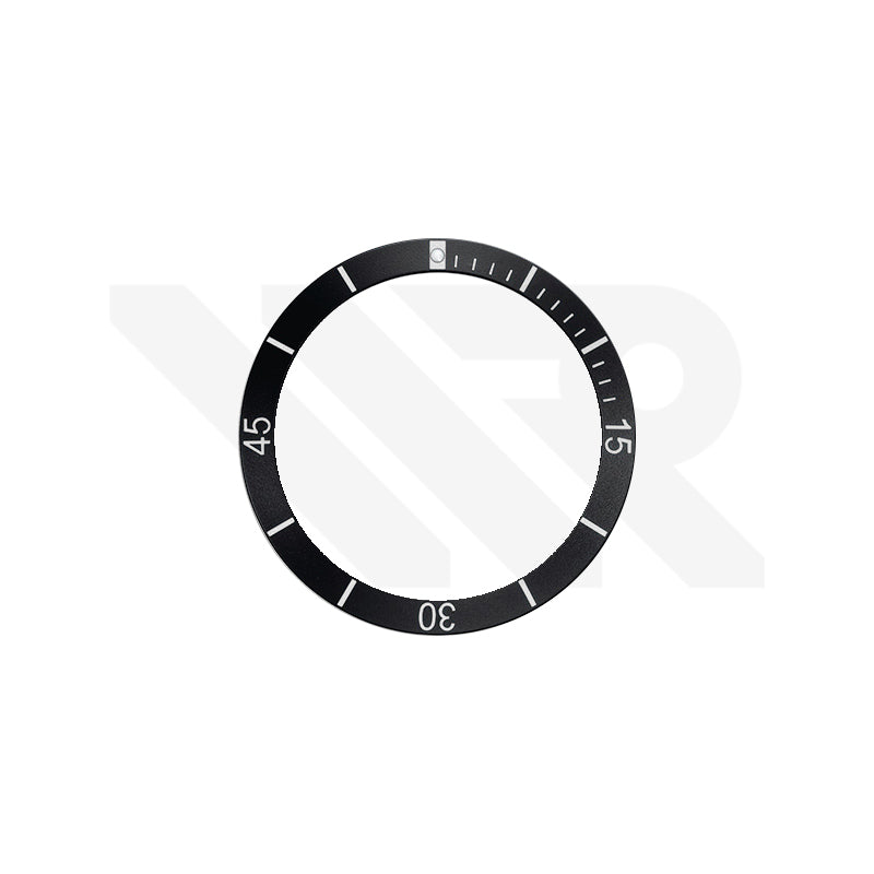 Replacement Aluminium Bezel Ring Compatible with Mido Ocean Star 200 M026430A : Black