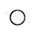 Replacement Aluminium Bezel Ring Compatible with Mido Ocean Star 200 M026430A : Black/Rose Gold