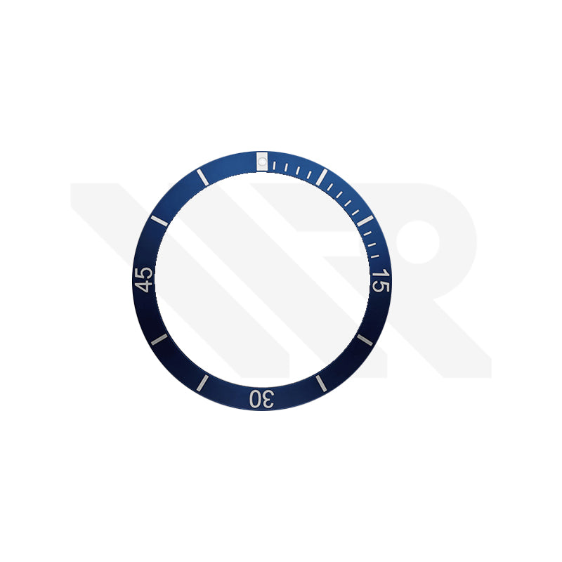 Replacement Aluminium Bezel Ring Compatible with Mido Ocean Star 200 M026430A : Blue