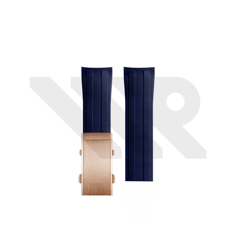 Replacement Rubber Strap Compatible with Mido Ocean Star Series M026430 , M026629 , M026608 (Rose Gold)