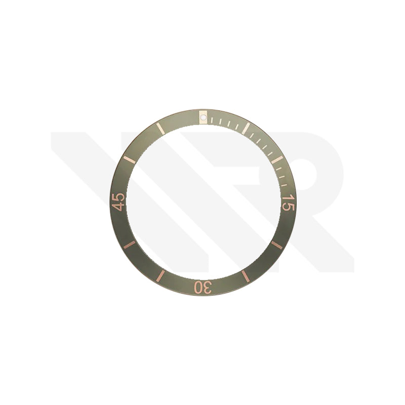 Replacement Aluminium Bezel Ring Compatible with Mido Ocean Star 200 M026430A : Army Green