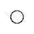 Replacement Ceramic Bezel Ring Compatible with Mido Ocean Star GMT M026629A : Blue