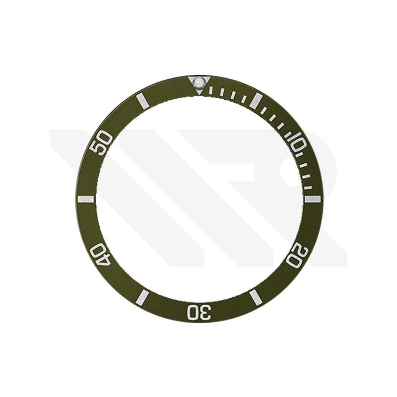 Replacement Aluminium Bezel Ring Compatible with Mido Ocean Star M026830A : Army Green