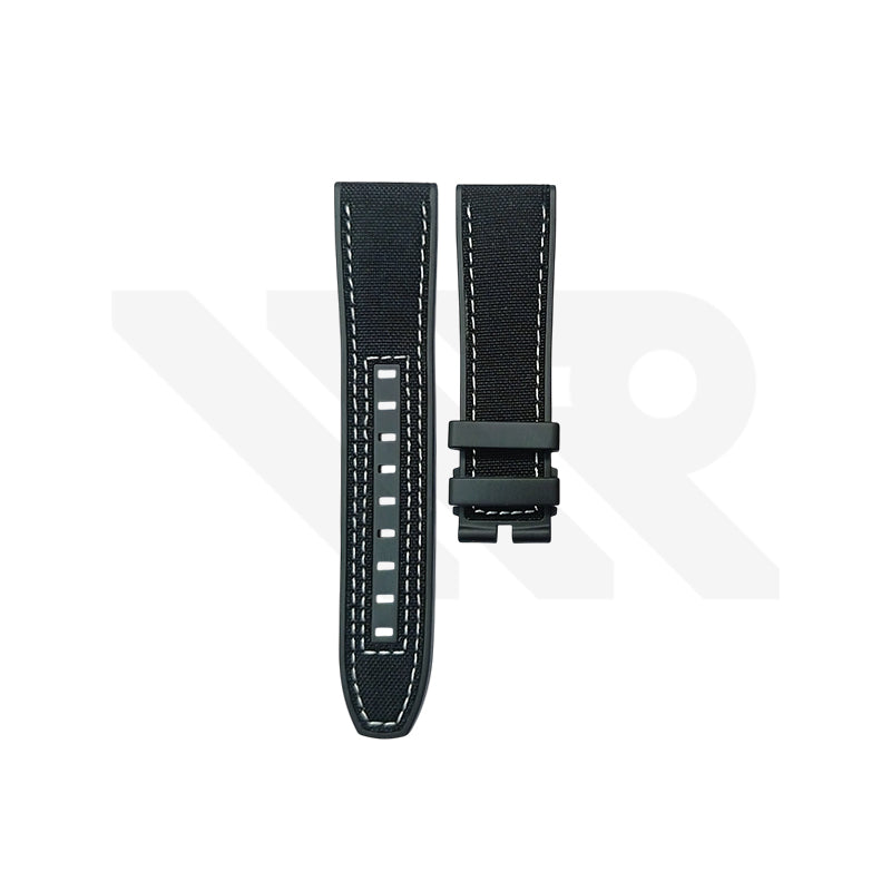 Replacement Canvas Strap Compatible with Mido Multifort III M038431A : Black