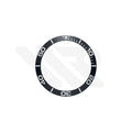 Replacement Ceramic Bezel Ring Compatible with Mido Ocean Star 200C M042430A : Black
