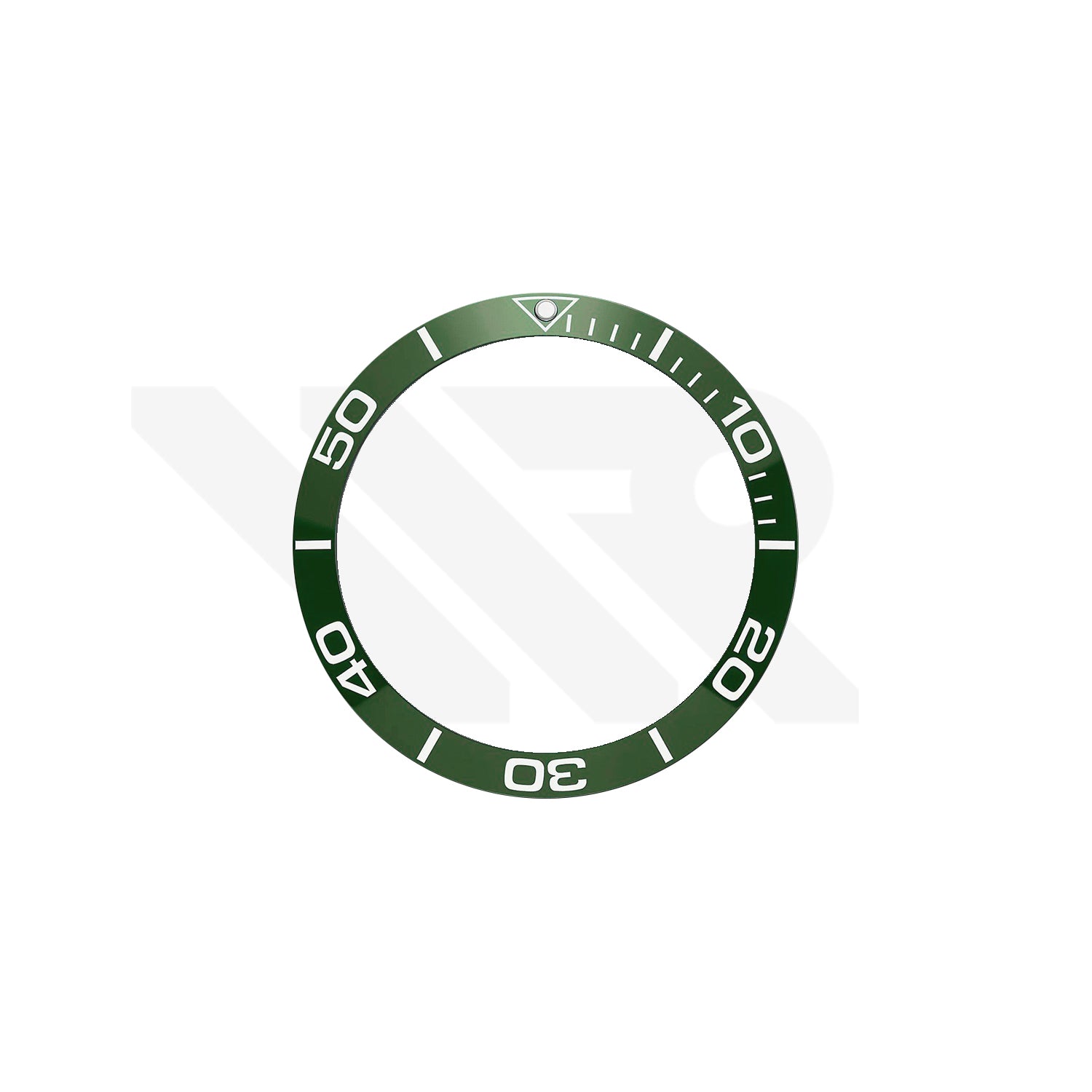Replacement Ceramic Bezel Ring Compatible with Mido Ocean Star 200C M042430A : Green