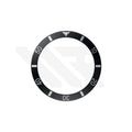 Replacement Aluminium Bezel Insert Compatible with Tudor Black Bay 54 37mm : Black