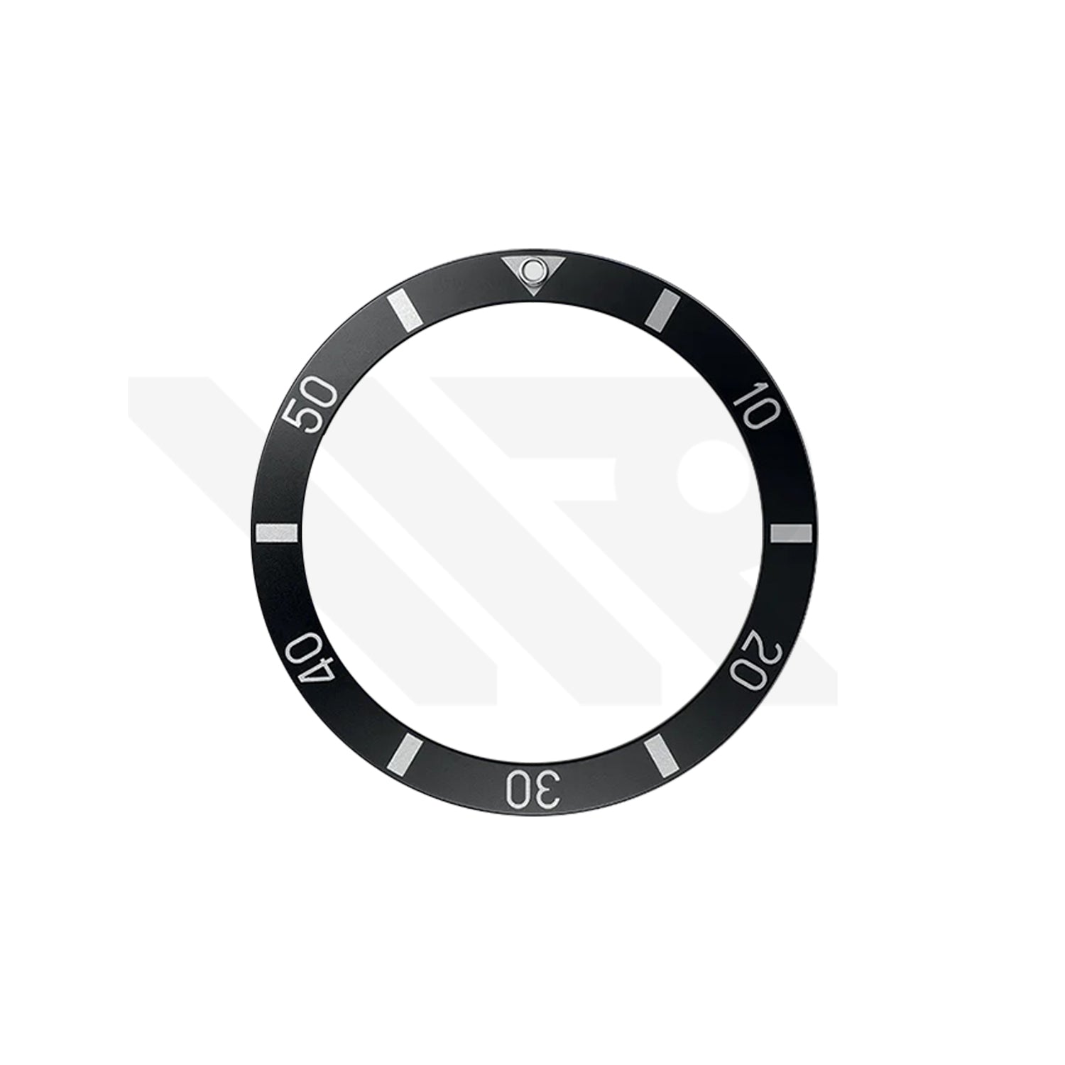 Replacement Aluminium Bezel Insert Compatible with Tudor Black Bay 54 37mm : Black