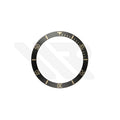 Replacement Aluminium Bezel Insert Compatible with Tudor Black Bay Bronze 43mm : Black