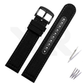 Nylon Strap for Prospex Series - Black with Black Buckle (Slim)
