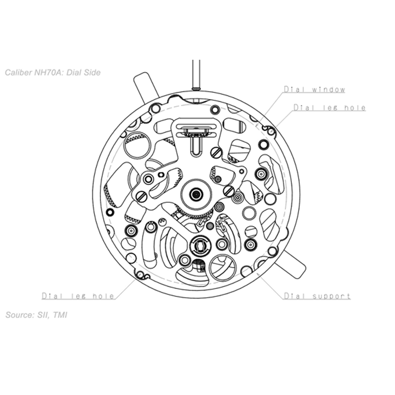 Seiko (SII) NH70A Automatic Movement