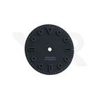 3D Shaped Indices Matte Dial for Seiko Mod : Matte Black