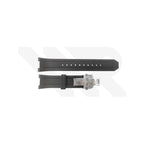 Replacement Rubber Strap Compatible with Citizen Series 8 NB6030 , NB6031 ,  NB6032 , NB6033 , NB6034 , NB6035 , NB6036 (Black)