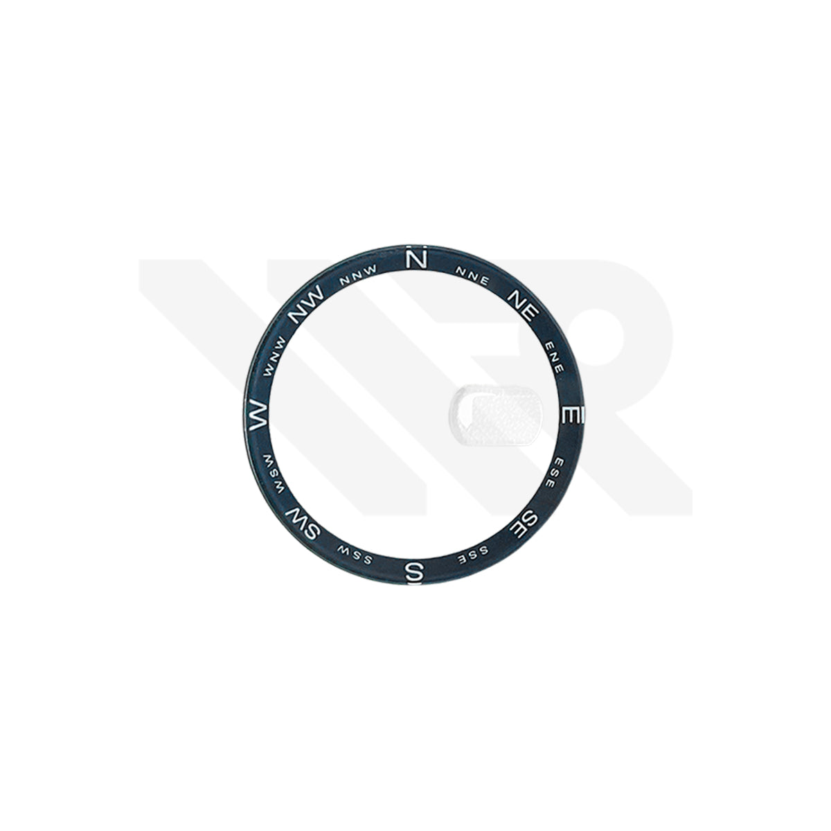 Flat Mineral Crystal Replacement Compatible with Citizen NH8079 : Black