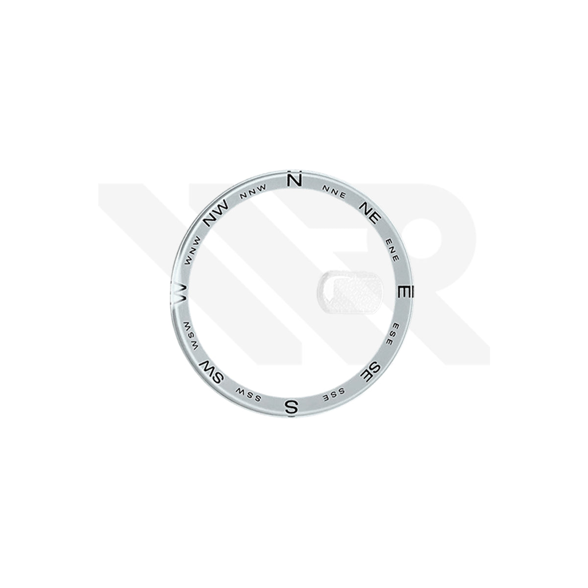 Flat Mineral Crystal Replacement Compatible with Citizen NH8079 : White