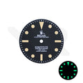 Retro Style Relax Dial for Seiko Mod: Matte Black No Date
