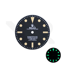 Load image into Gallery viewer, Retro Style Relax Dial for Seiko Mod: Matte Black No Date
