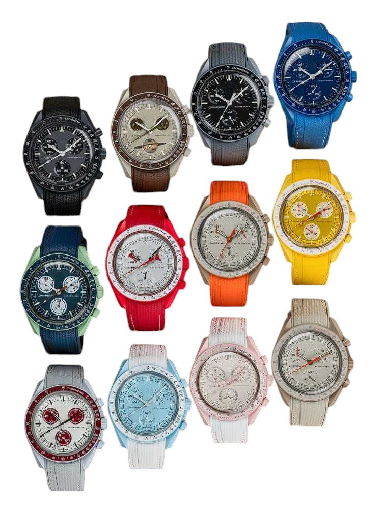 Rubber Strap Compatible with Omega x Swatch MoonSwatch