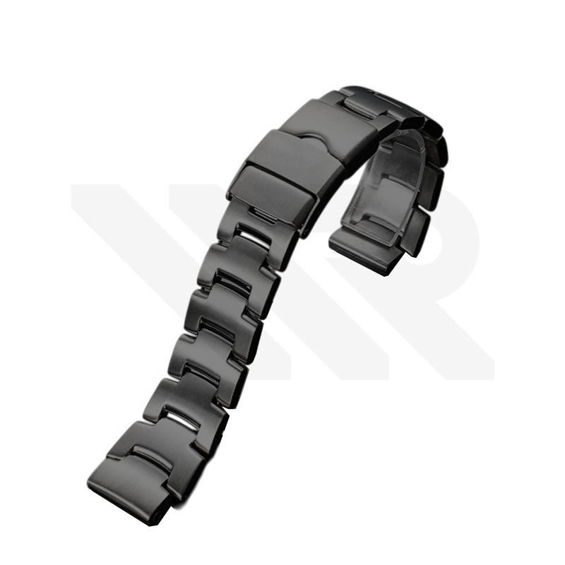 Replacement Titanium Bracelet Compatible with Casio PRO TREK PRG260 / PRG270 / PRW2500T / PRW3500T / PRW5000T / PRW5100T : Black Titanium